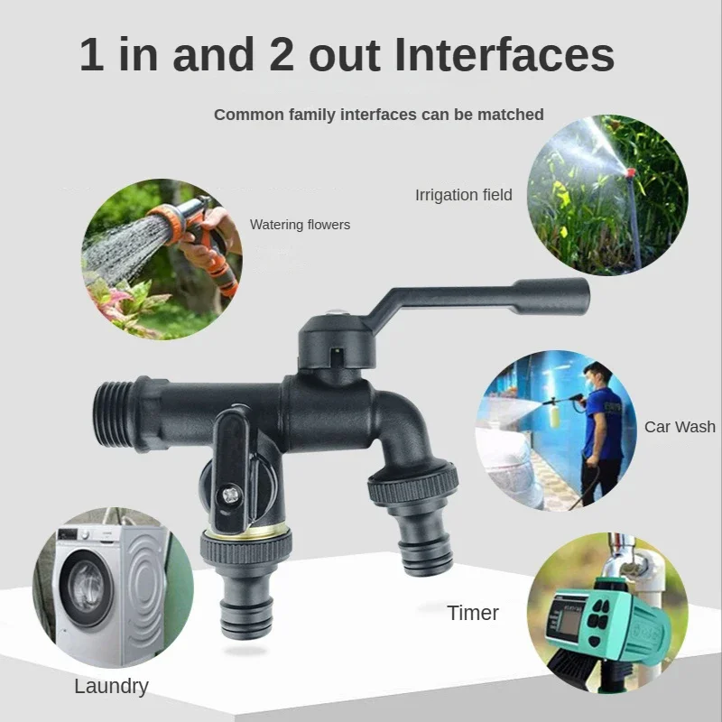 Black Brass Garden Hose Faucet Outdoor Anti-Freeze Bibcocks with Dual Outlet for Washing Machine 3/4 Inch Outdoor Faucet, Garden
Black Brass Garden Hose Faucet Outdoor Anti-Freeze Bibcocks with Dual Outlet for Washing Machine 3/4 Inch Outdoor Faucet, Garden