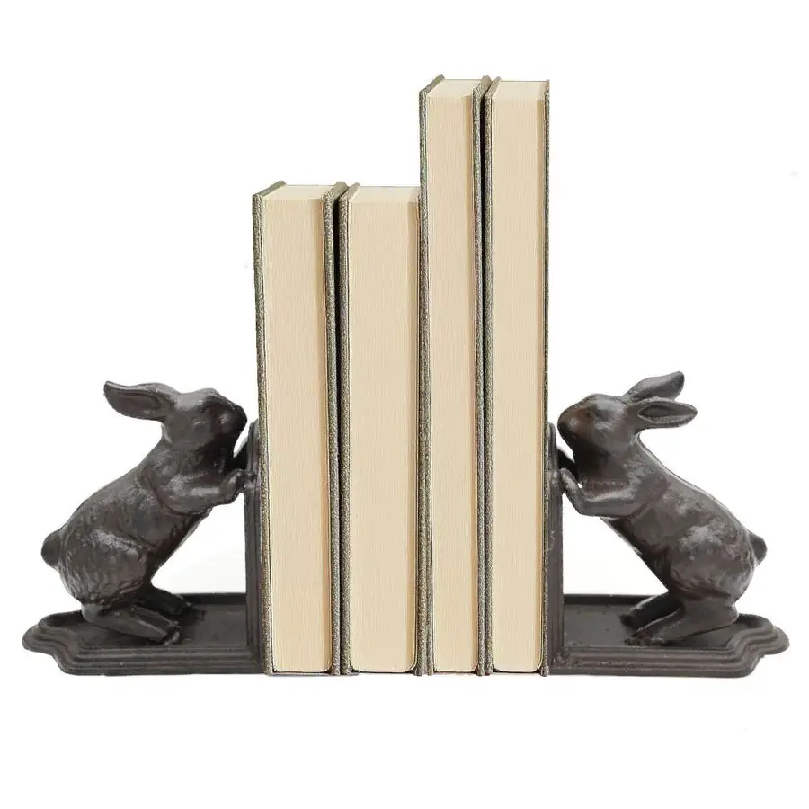 Подставки для книг из чугуна в виде милых кроликов, винтажные прочные подставки для книг на полки, для тяжелых книг, 2,4 кг
Подставки для книг из чугуна в виде милых кроликов, винтажные прочные подставки для книг на полки, для тяжелых книг, 2,4 кг