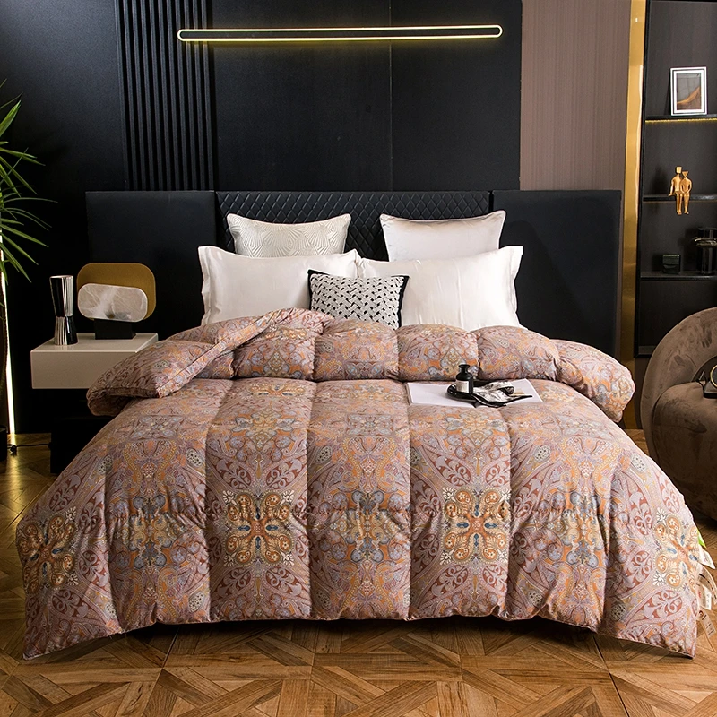 Thicken White Goose Down Fluffy Soft Comforter For Double Bed Super Warm Duvet Queen/King Size 200x230cm 겨울 보온 구스다운 이불
Thicken White Goose Down Fluffy Soft Comforter For Double Bed Super Warm Duvet Queen/King Size 200x230cm 겨울 보온 구스다운 이불