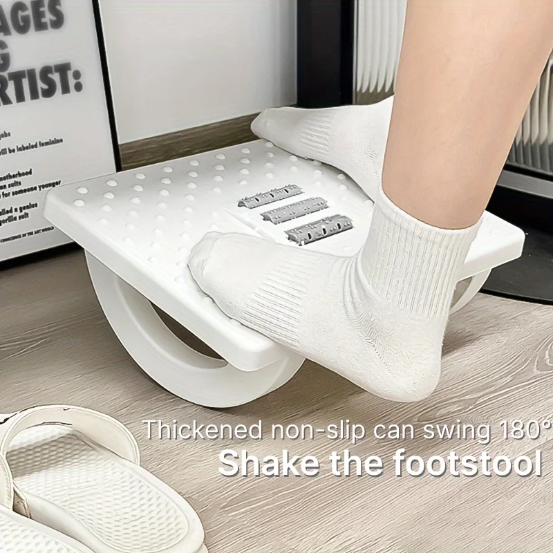 1pc Plastic Under Desk Footrest - Ergonomic Office Foot Stool for Improved Posture and Fatigue Relief - Non-Slip Swing Design fo
1pc Plastic Under Desk Footrest - Ergonomic Office Foot Stool for Improved Posture and Fatigue Relief - Non-Slip Swing Design fo