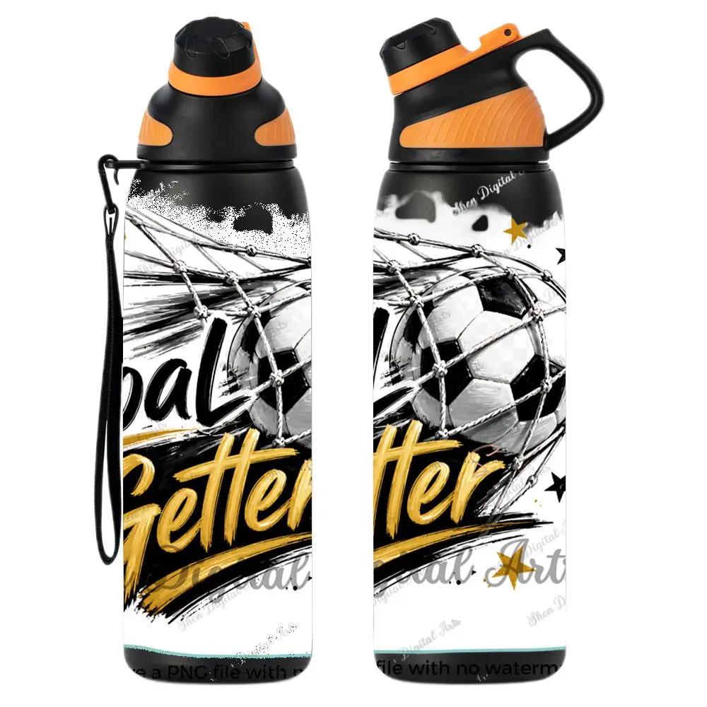 1000ml Goal Soccer Net Print Stainless Steel Insulated Water Bottle Flip Lid Portable Lanyard Leakproof Sports Travel Drink Cup
1000ml Goal Soccer Net Print Stainless Steel Insulated Water Bottle Flip Lid Portable Lanyard Leakproof Sports Travel Drink Cup