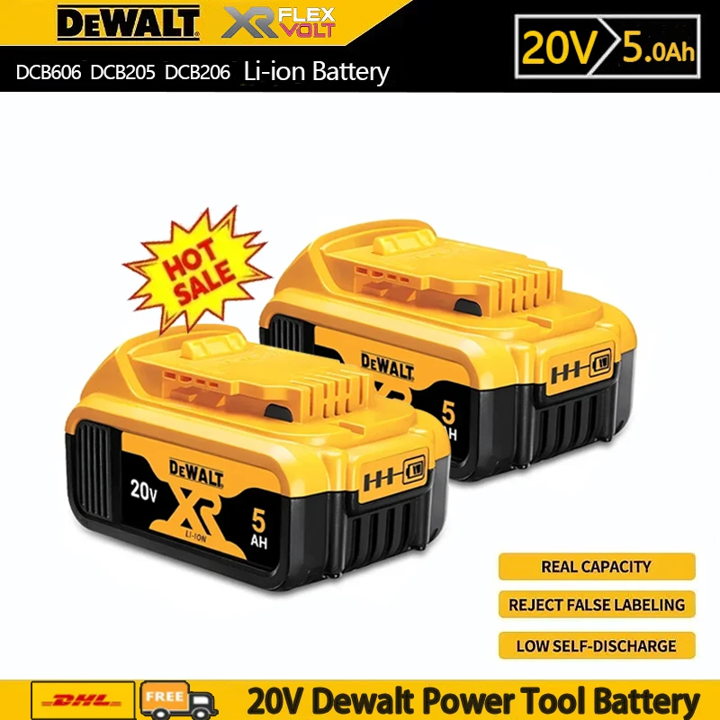 5000mAh Original DEWALT battery 20V 5AH rechargeable lithium ion battery DEWALT DCB115 DCB118 fast charging DEWALT tool battery
5000mAh Original DEWALT battery 20V 5AH rechargeable lithium ion battery DEWALT DCB115 DCB118 fast charging DEWALT tool battery
