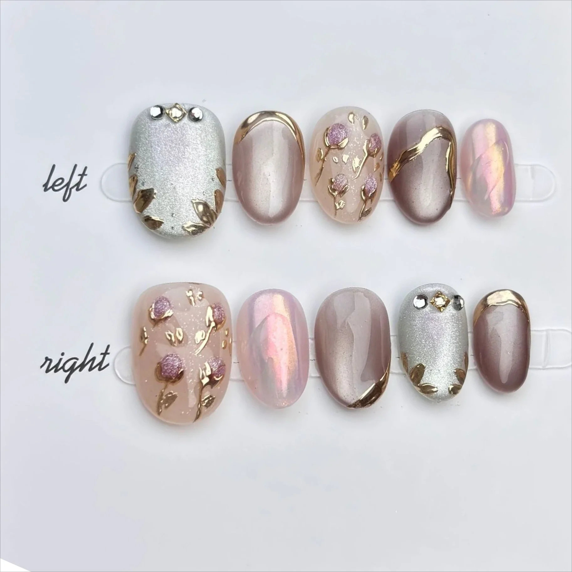 10Pcs Cat Eye Handmade Press on Nails Tulip Flower Fake Nails Short Wearable Stick-on Nails False Nail 네일팁 Накладные Ногти Uñas
10Pcs Cat Eye Handmade Press on Nails Tulip Flower Fake Nails Short Wearable Stick-on Nails False Nail 네일팁 Накладные Ногти Uñas