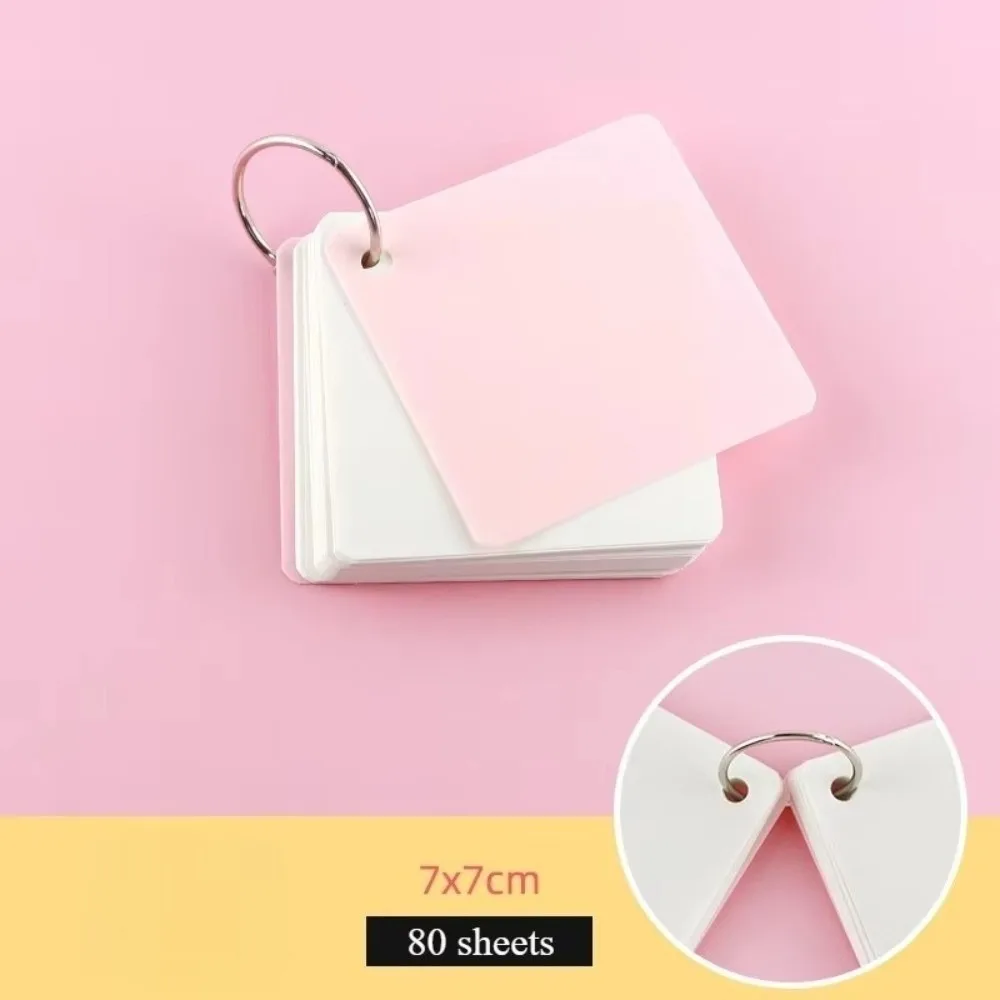 Portable Pocket Memo Pads 80 Sheets Loose Leaf Blank Study Notepads with Ring Loose Leaf Notepad for Memory Learning Studying
Portable Pocket Memo Pads 80 Sheets Loose Leaf Blank Study Notepads with Ring Loose Leaf Notepad for Memory Learning Studying