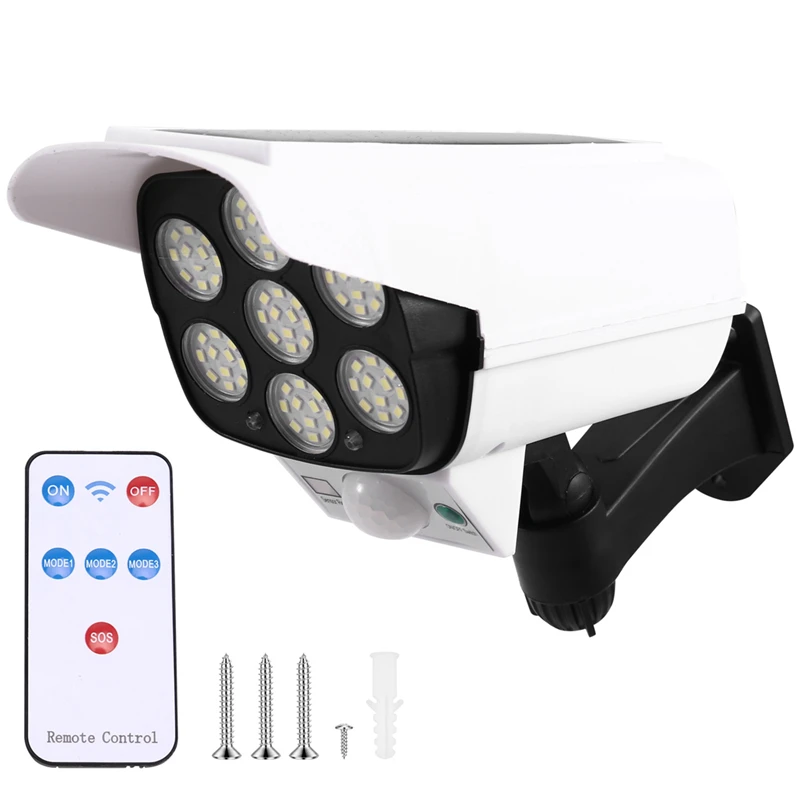 Solar Simulation Monitoring Light Camera Human Body Sensor Light Outdoor Home Garden Wall Light
Solar Simulation Monitoring Light Camera Human Body Sensor Light Outdoor Home Garden Wall Light
