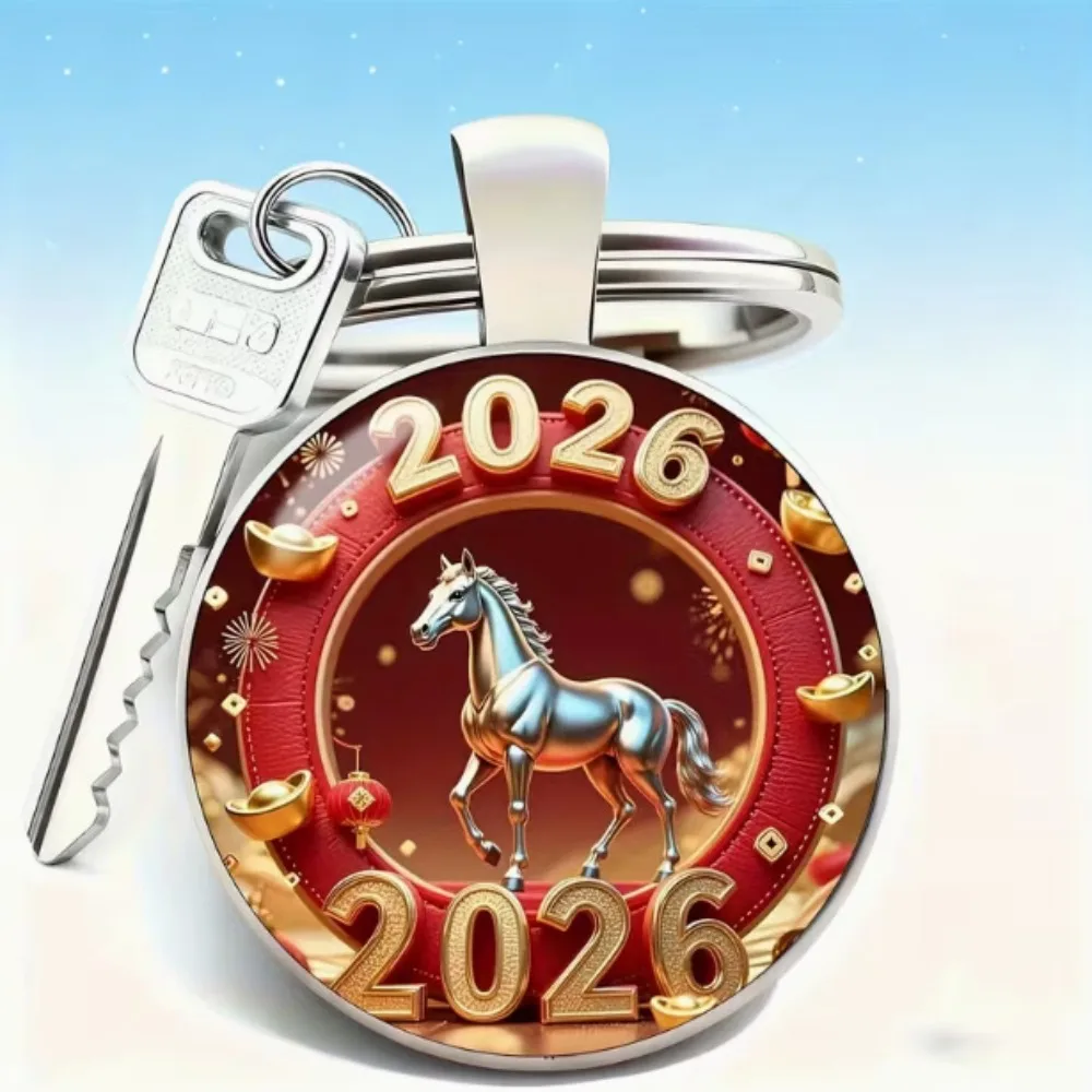 Модный 2D брелок с плоским узором лошади, яркий красочный Новый год 2026, брелок-подвеска, круглый уникальный брелок с изображением лошади, подарки
Модный 2D брелок с плоским узором лошади, яркий красочный Новый год 2026, брелок-подвеска, круглый уникальный брелок с изображением лошади, подарки