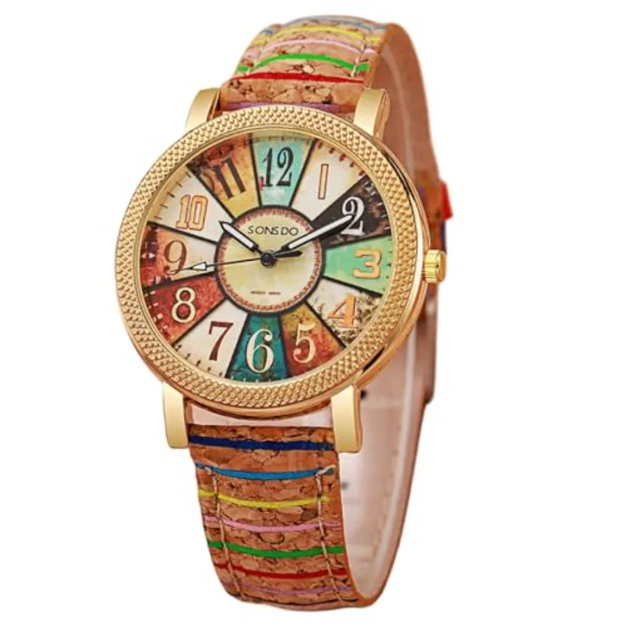 Creative Multicolor Watch for Women Woven Strap Fashion Rainbow Pattern Women's Watches Boho Hippie Watch Casual Style Wonderfu
Creative Multicolor Watch for Women Woven Strap Fashion Rainbow Pattern Women's Watches Boho Hippie Watch Casual Style Wonderfu