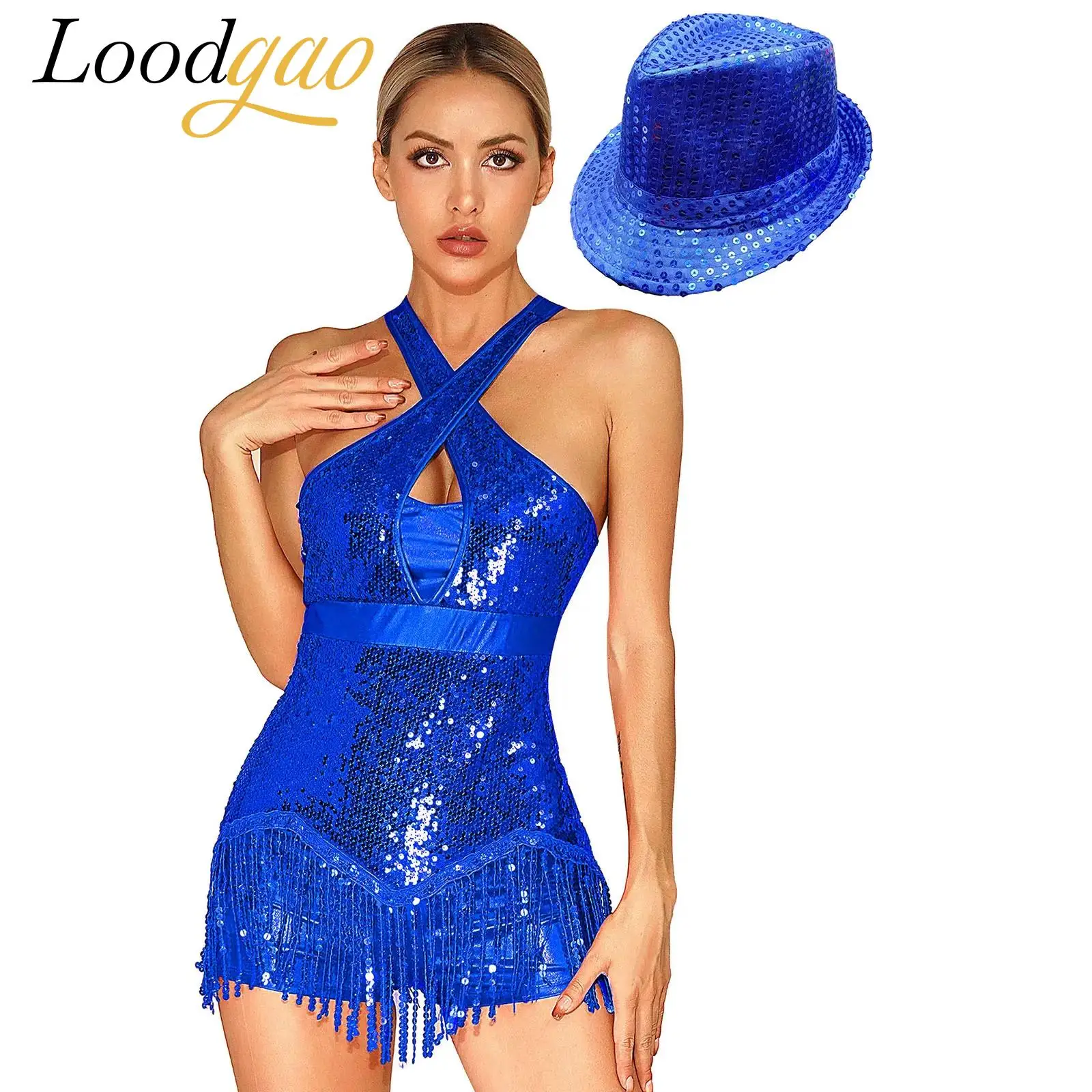 Womens Tassel Fringe Bodysuit Sequins Leotard Festival Latin Dance Costume Ballroom Tango Rumba Cha-Cha Latin Jumpsuit Dancewear
Womens Tassel Fringe Bodysuit Sequins Leotard Festival Latin Dance Costume Ballroom Tango Rumba Cha-Cha Latin Jumpsuit Dancewear