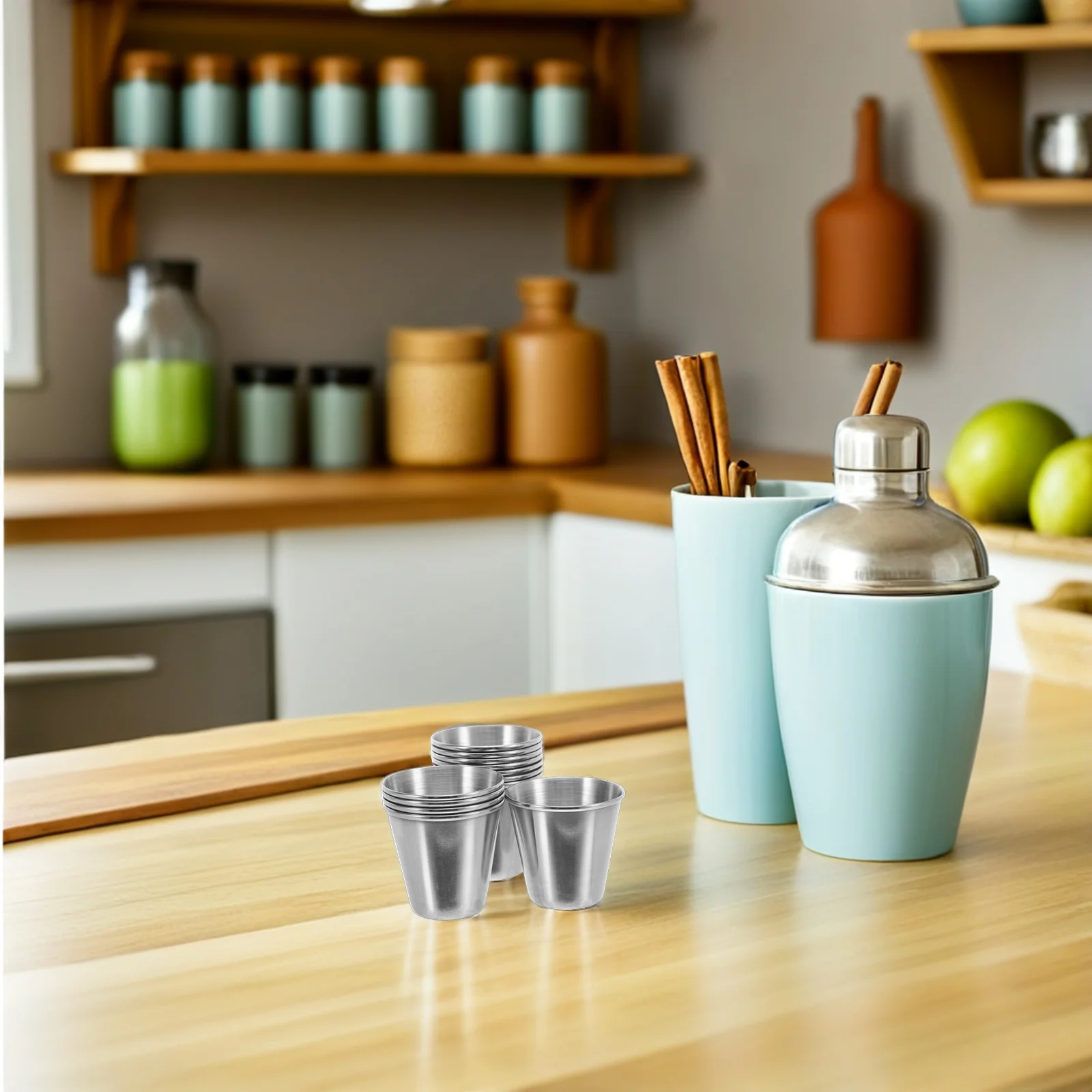 12Pcs 30ml Stainless Steel Shot Cups Portable Reusable Metal Drinkware for Camping Travel Barware Shot Cups Small
12Pcs 30ml Stainless Steel Shot Cups Portable Reusable Metal Drinkware for Camping Travel Barware Shot Cups Small