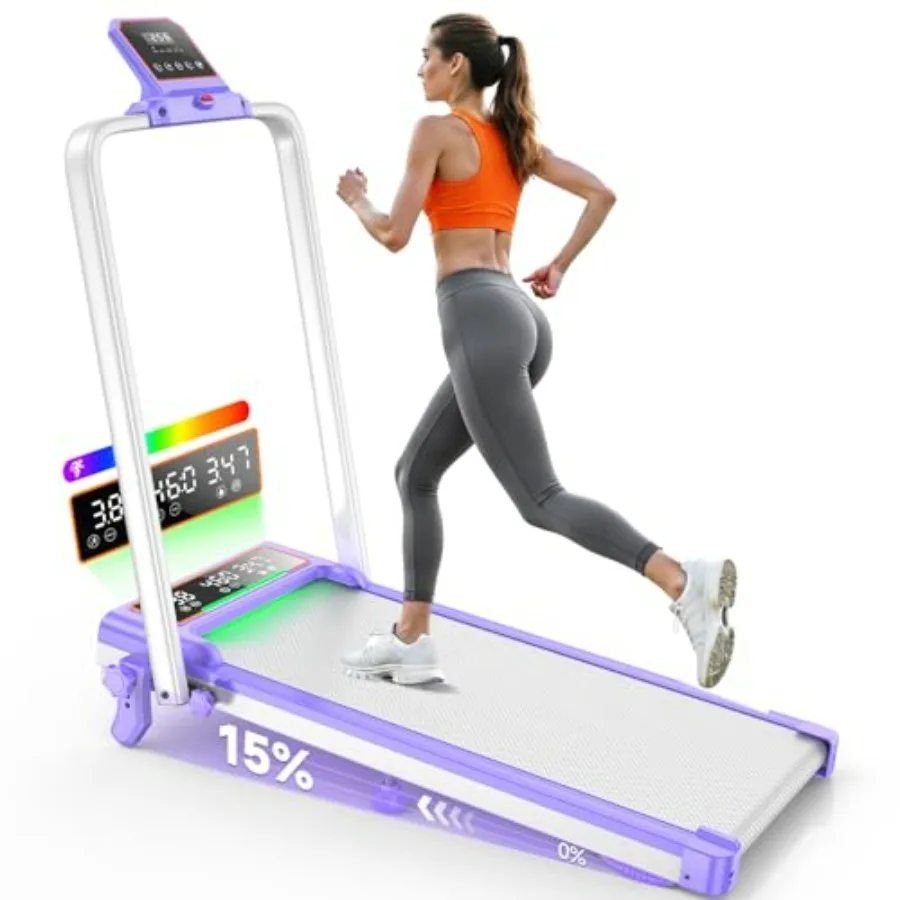 Портативная складная беговая дорожка с наклоном 15°, RGB-подсветкой, двойным дисплеем, двигателем 3.5 л.с., нагрузкой до 160 кг и управлением через приложение City Smart
Портативная складная беговая дорожка с наклоном 15°, RGB-подсветкой, двойным дисплеем, двигателем 3.5 л.с., нагрузкой до 160 кг и управлением через приложение City Smart