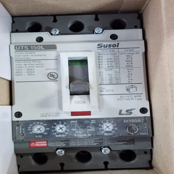 Uts-150l Al150ts 3p Автоматический выключатель 100a Совершенно новый оригинальный точечный Plc
Uts-150l Al150ts 3p Автоматический выключатель 100a Совершенно новый оригинальный точечный Plc