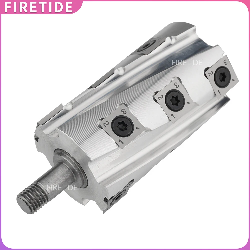 Helical Spiral Cutter Head Spiral blade shaft Wood Planer Thicknesser Machine Planer Blade
Helical Spiral Cutter Head Spiral blade shaft Wood Planer Thicknesser Machine Planer Blade