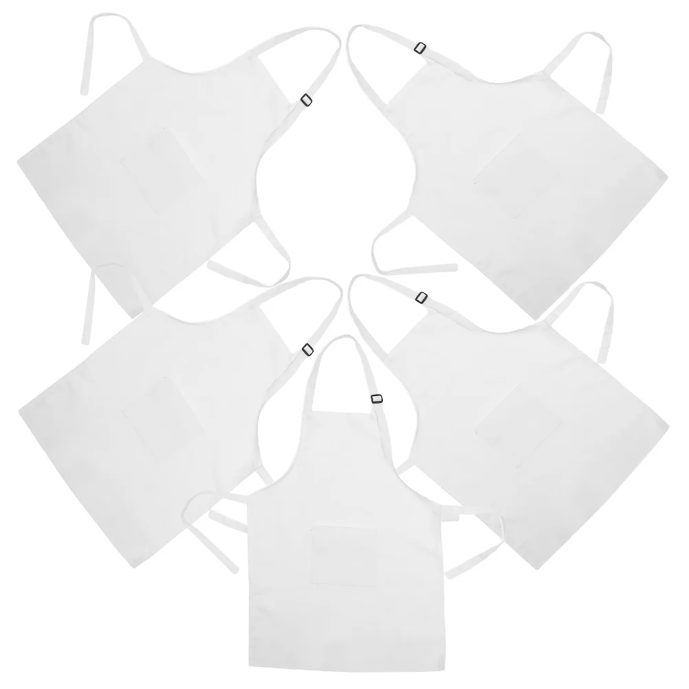 5 Pcs Adjustable Kids Painting Aprons White Color L Size Children Craft Wear Comfortable Portable Reusable Polyester
5 Pcs Adjustable Kids Painting Aprons White Color L Size Children Craft Wear Comfortable Portable Reusable Polyester