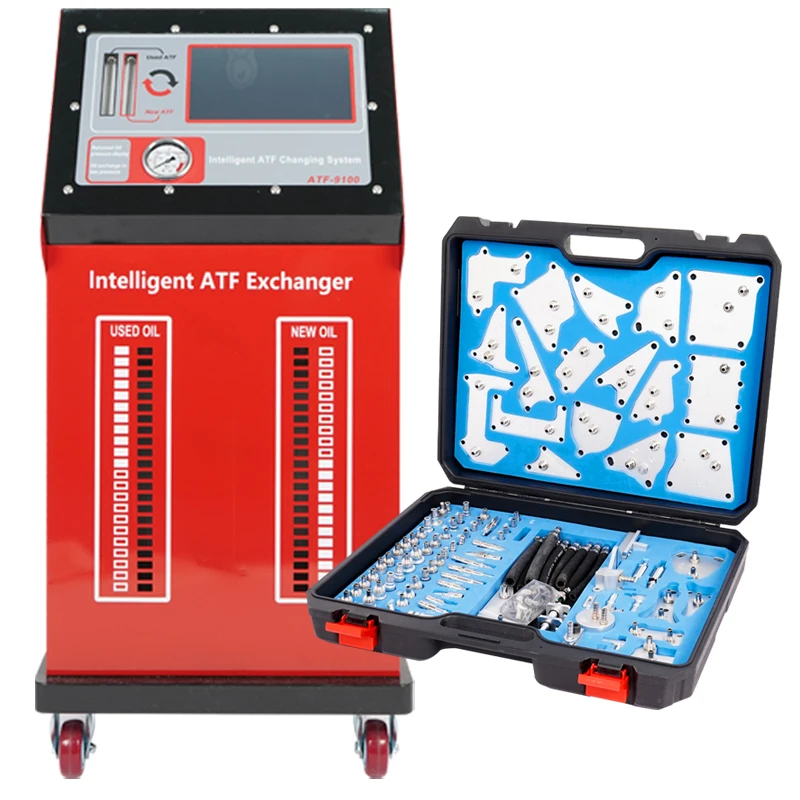 ATF-9100 Efficient Automatic Transmission Fluid Exchanger ATF Oil Changer Cleaner Machine Effective Car Care Equipment Adapter
ATF-9100 Efficient Automatic Transmission Fluid Exchanger ATF Oil Changer Cleaner Machine Effective Car Care Equipment Adapter