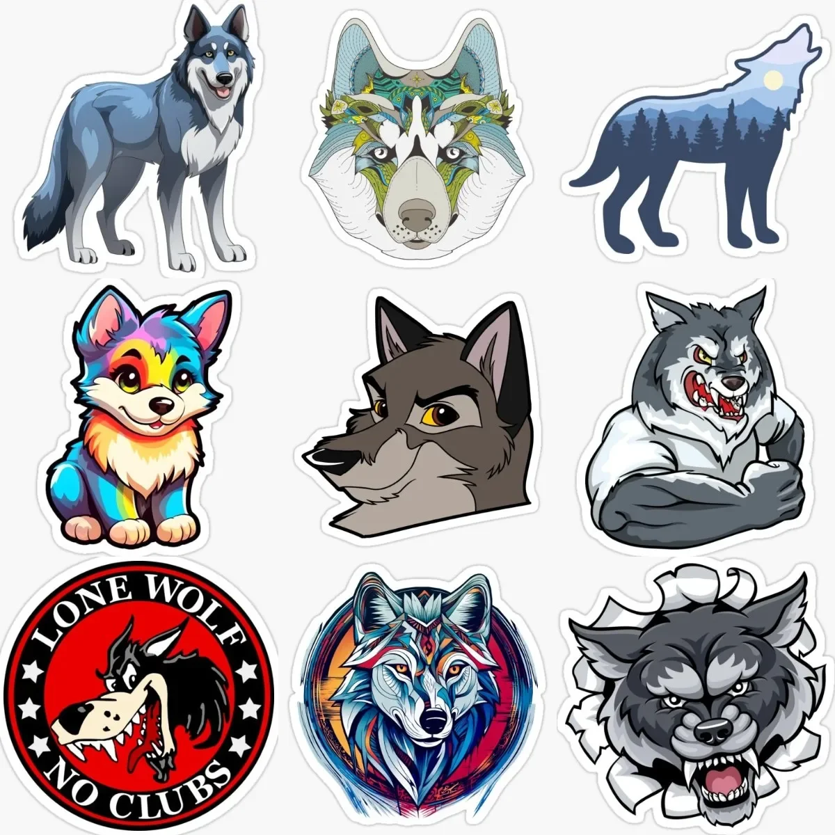 Wolf Head Emblem Creative PVC Waterproof Stickers Accessories for Covered Scratch Decorate Motorcycle Off-road Car Wall Fridge
Wolf Head Emblem Creative PVC Waterproof Stickers Accessories for Covered Scratch Decorate Motorcycle Off-road Car Wall Fridge