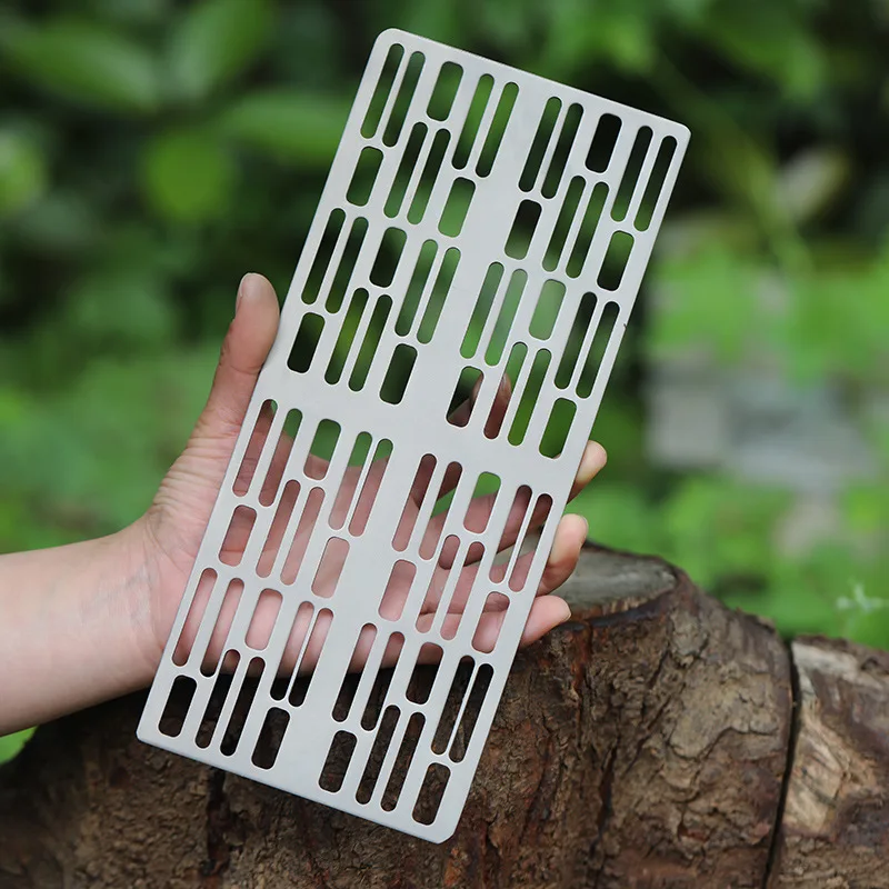 Pure Titanium Grill for Outdoor BBQ, Grill Mesh, Camping, Mini Charcoal Rack, Outdoor Hiking, Wire Mesh, Cooling Net Plate
Pure Titanium Grill for Outdoor BBQ, Grill Mesh, Camping, Mini Charcoal Rack, Outdoor Hiking, Wire Mesh, Cooling Net Plate