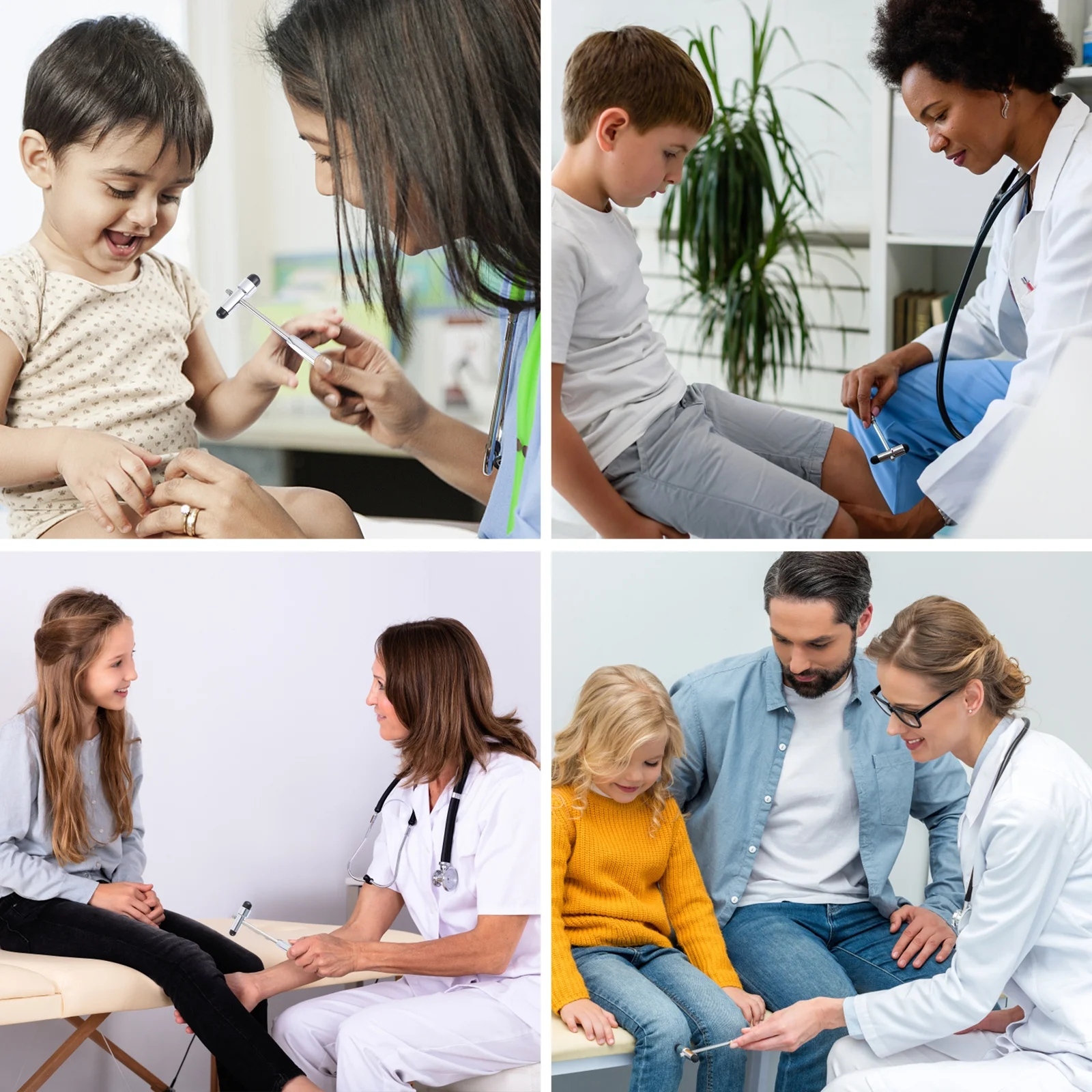 Double-Headed Reflex Hammer Zinc Alloy Handle For Nerve Diagnosis Physical Exam Medical Teaching Equipment Diagnostic Tool
Double-Headed Reflex Hammer Zinc Alloy Handle For Nerve Diagnosis Physical Exam Medical Teaching Equipment Diagnostic Tool