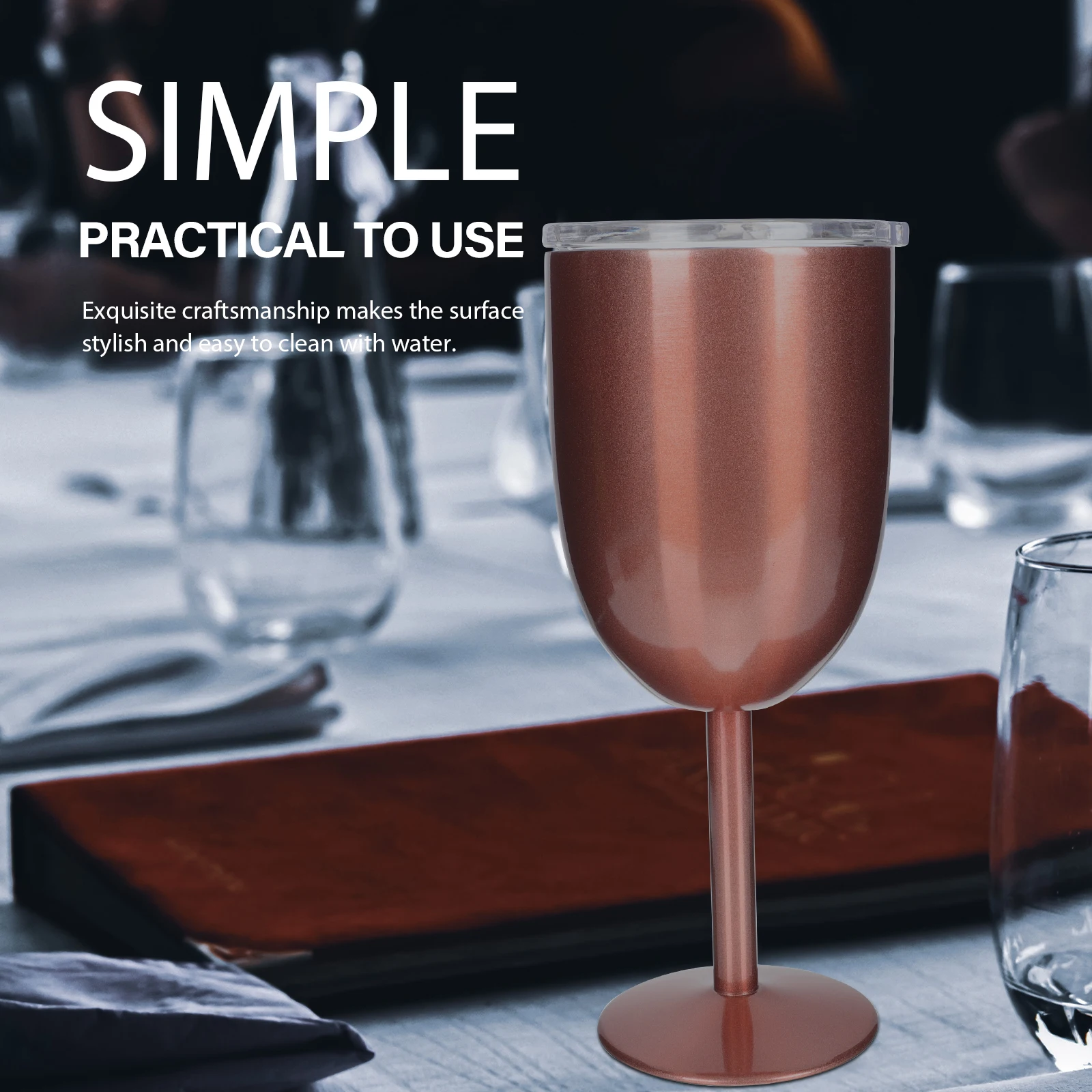 Water Cup Double-layer Goblet Drink Glasses Shiny Decorative Rose Gold Retro Tiny Drinking Goblets for Party Unique 
Water Cup Double-layer Goblet Drink Glasses Shiny Decorative Rose Gold Retro Tiny Drinking Goblets for Party Unique