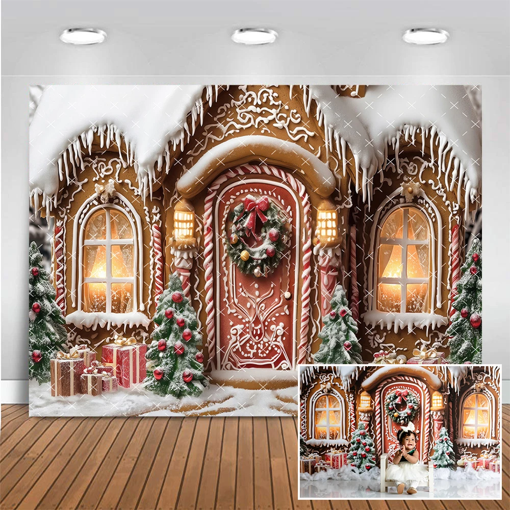 Christmas Gingerbread Cabin Gift Backgrounds Winter Snow Banner Adult Kids Portrait Photography Backdrop Photo Studio Props
Christmas Gingerbread Cabin Gift Backgrounds Winter Snow Banner Adult Kids Portrait Photography Backdrop Photo Studio Props
