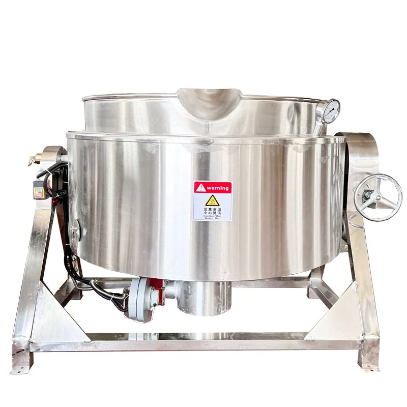 Double Jacket Cooking Pot Sauce Making Soup Simmering Automatic Wok For Chili Sauce & Milk Boiling Used Cooking Cutter Meat
Double Jacket Cooking Pot Sauce Making Soup Simmering Automatic Wok For Chili Sauce & Milk Boiling Used Cooking Cutter Meat