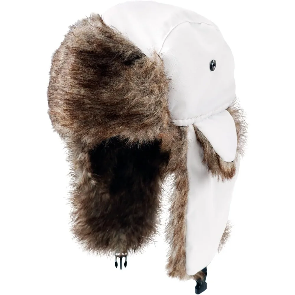 Шапка-ловушка, зимние шапки для женщин и мужчин с ушками из искусственного меха
Шапка-ловушка, зимние шапки для женщин и мужчин с ушками из искусственного меха