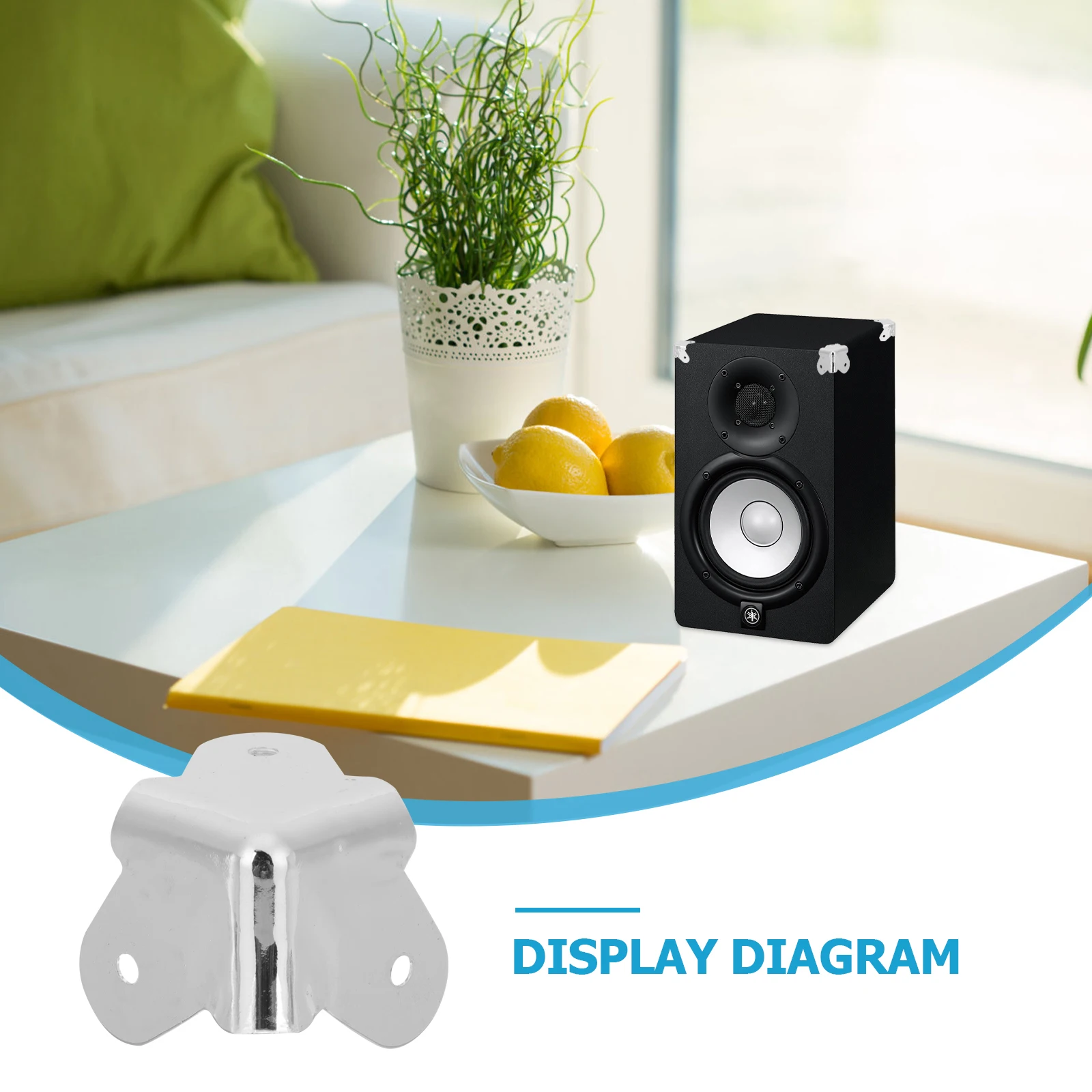 36pcs Speaker Corners Protectors Audio Cabinet Corner Guard Angle Edge Iron Durable Retro Design Amplifier for Speakers
36pcs Speaker Corners Protectors Audio Cabinet Corner Guard Angle Edge Iron Durable Retro Design Amplifier for Speakers