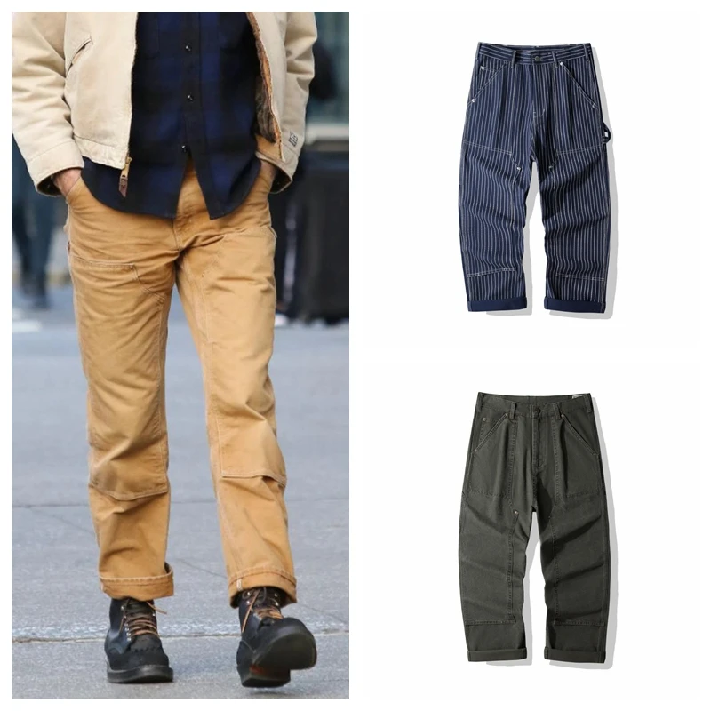 American Sle Vintage Thiened 2oz Men's Casual Workwear Jeans Striped Straight Leg High Waist Trousers for Youth
American Sle Vintage Thiened 2oz Men's Casual Workwear Jeans Striped Straight Leg High Waist Trousers for Youth