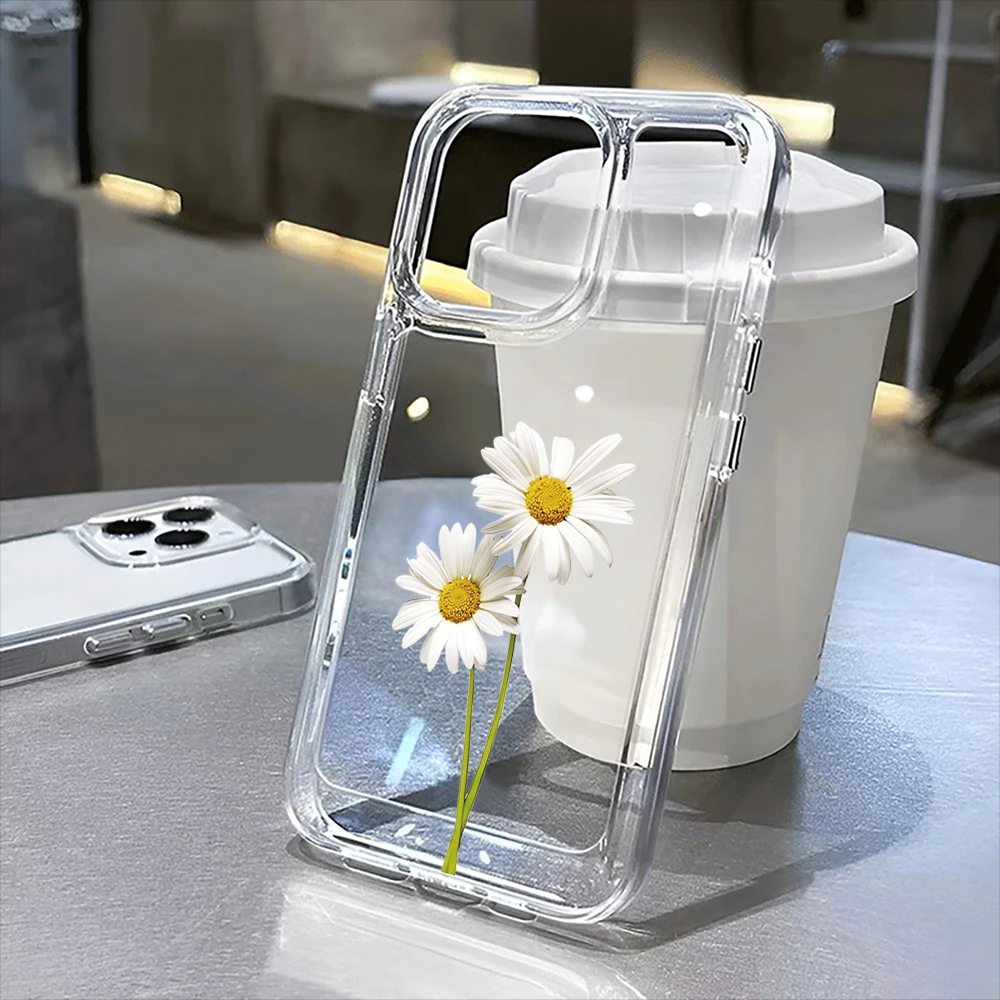daisy flowers Clear Case for iPhone16 Pro Max 16Pro 16Plus 16 15 Pro Max 15Pro 15Plus 15 13 13Pro 14 12 11Pro Max Plus
daisy flowers Clear Case for iPhone16 Pro Max 16Pro 16Plus 16 15 Pro Max 15Pro 15Plus 15 13 13Pro 14 12 11Pro Max Plus