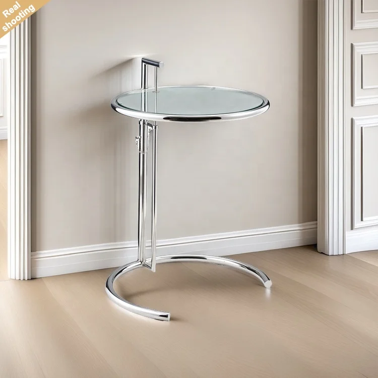 North Modern Stainless Steel Frame Sofa Side Table Living Room Round Coffee Table Adjustable Height
North Modern Stainless Steel Frame Sofa Side Table Living Room Round Coffee Table Adjustable Height