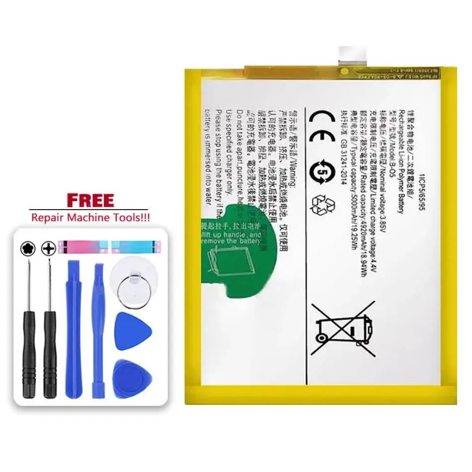 Mobile Phone Battery Fast Charging 5000Mah B-O5 For Vivo Iqoo U1X Y20 20I Y12S Y20S 2027 2026 Y11S Y30 Y30G Safe
Mobile Phone Battery Fast Charging 5000Mah B-O5 For Vivo Iqoo U1X Y20 20I Y12S Y20S 2027 2026 Y11S Y30 Y30G Safe