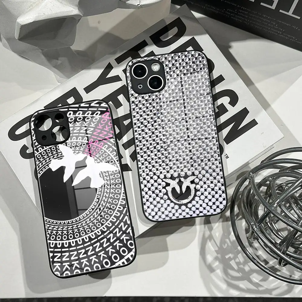 HYBXAXC Elegant Bird Emblem Tempered Glass Phone Case Black White Fashion Cover For IPhone Durable Anti Scratch Protective Shell
HYBXAXC Elegant Bird Emblem Tempered Glass Phone Case Black White Fashion Cover For IPhone Durable Anti Scratch Protective Shell