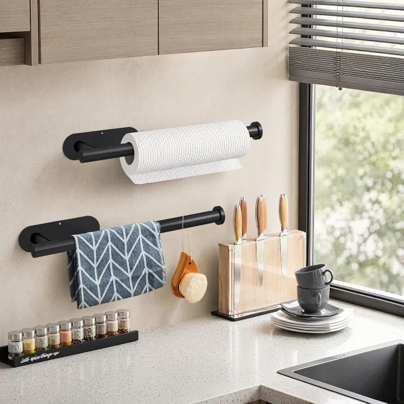 1PC Stainless Steel Self-Adhesive Paper Towel Rack Wall Mount Removable Under Cabinet Paper Roll Holder
1PC Stainless Steel Self-Adhesive Paper Towel Rack Wall Mount Removable Under Cabinet Paper Roll Holder