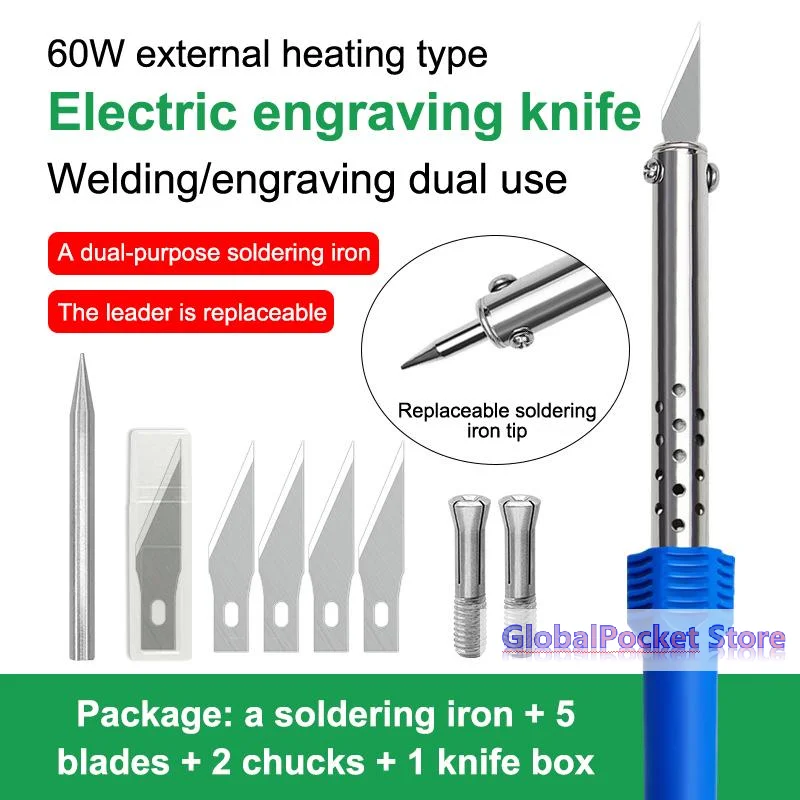 1/3/9/10Pcs Electric Hot Knife Cutter Kit With Soldering Iron For Carving Plastic Vinyl US EU Plug Multipurpose Diy Tool Set
1/3/9/10Pcs Electric Hot Knife Cutter Kit With Soldering Iron For Carving Plastic Vinyl US EU Plug Multipurpose Diy Tool Set