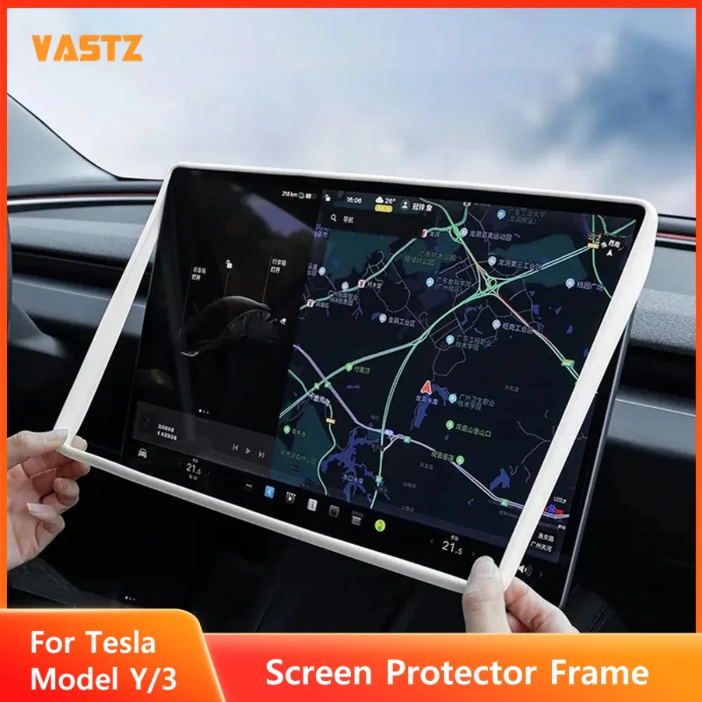 Silicone Screen Protective Frame for Tesla Model 3 Highland Model Y Display Edge Protector Central Control NEW Accessories
Silicone Screen Protective Frame for Tesla Model 3 Highland Model Y Display Edge Protector Central Control NEW Accessories