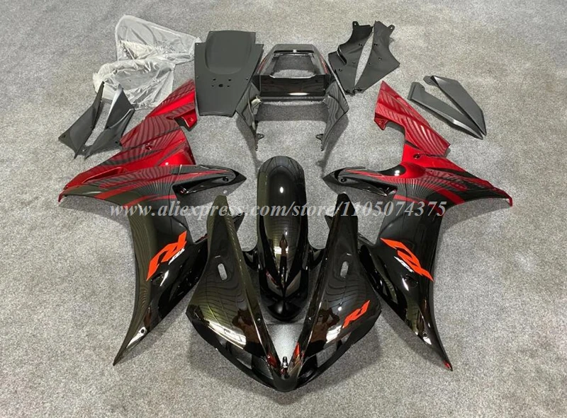 4Gifts New ABS Motorcycle Whole Fairings Kit Fit For YAMAHA R1 2002 2003 02 03 Bodywork Set Custom Red Black
4Gifts New ABS Motorcycle Whole Fairings Kit Fit For YAMAHA R1 2002 2003 02 03 Bodywork Set Custom Red Black