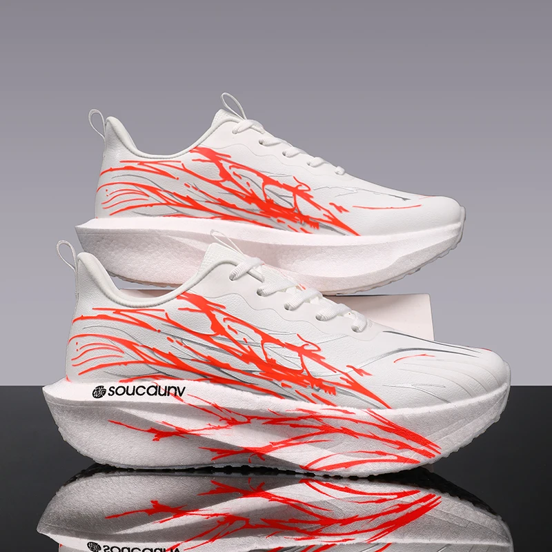 Marathon Carbon Plate Air Cushion Men Sports Running Shoes Breathable Lightweight Women's Comfortable Athletic Nonskid Sneakers
Marathon Carbon Plate Air Cushion Men Sports Running Shoes Breathable Lightweight Women's Comfortable Athletic Nonskid Sneakers