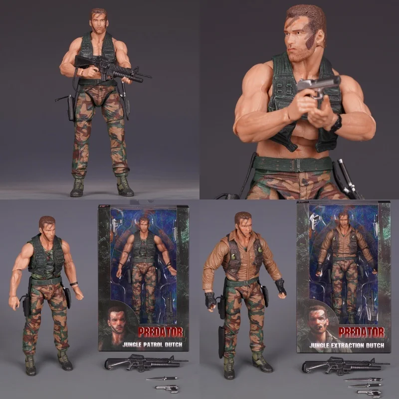 New NECA Predator Dutch Action Figure Jungle Hunter Predator Model Toy 30th Anniversary Predator Statue Figurine Decor Toy Gift
New NECA Predator Dutch Action Figure Jungle Hunter Predator Model Toy 30th Anniversary Predator Statue Figurine Decor Toy Gift