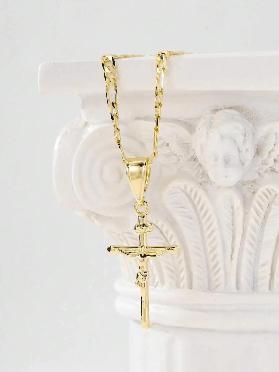 Religious Cross Pendant Necklace For Women, Versatile Summer Beach Easter Gift
Religious Cross Pendant Necklace For Women, Versatile Summer Beach Easter Gift