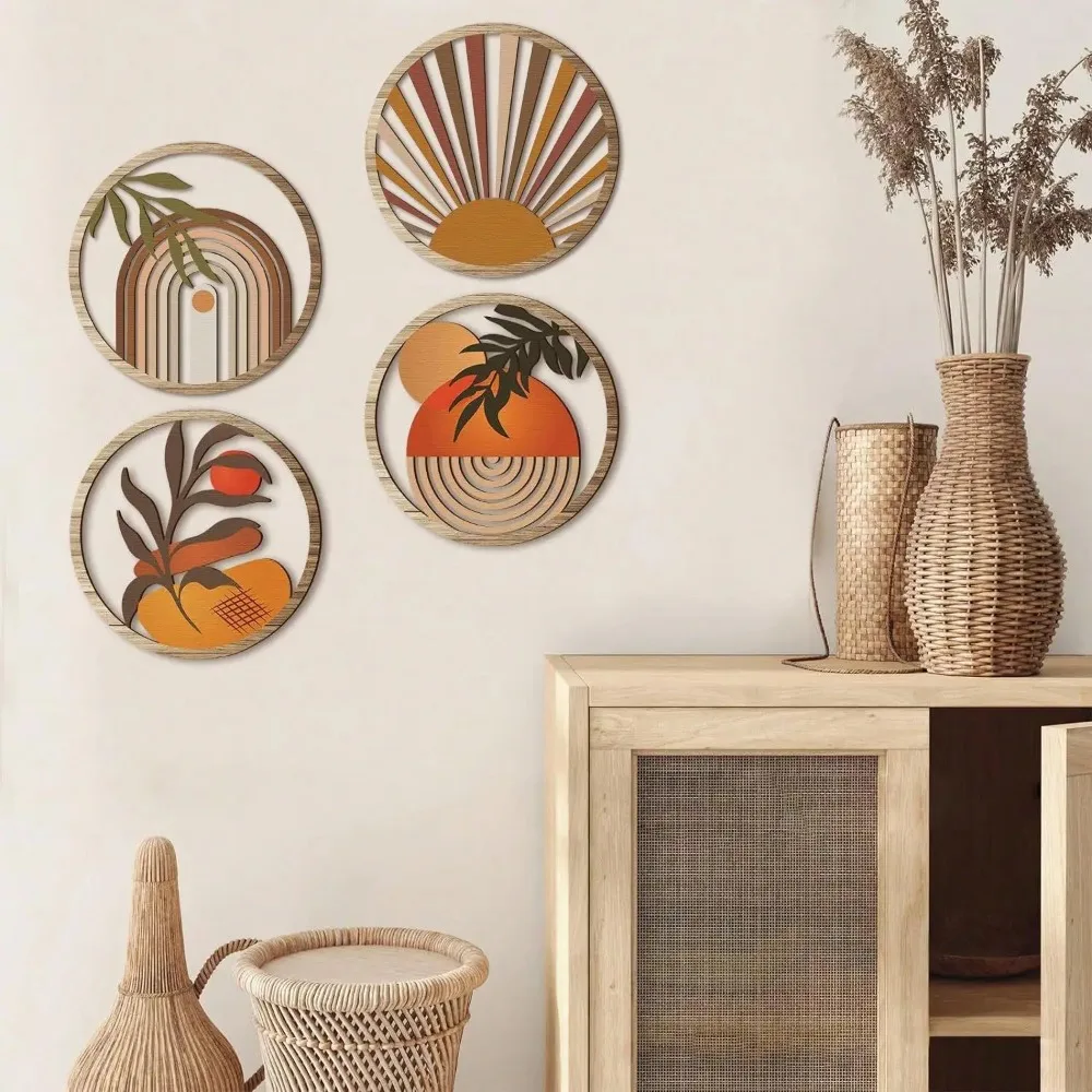 4pcs wooden wall art living room bedroom home decoration, rustic courtyard hanging ornaments, wall decoration, housewarming gift
4pcs wooden wall art living room bedroom home decoration, rustic courtyard hanging ornaments, wall decoration, housewarming gift