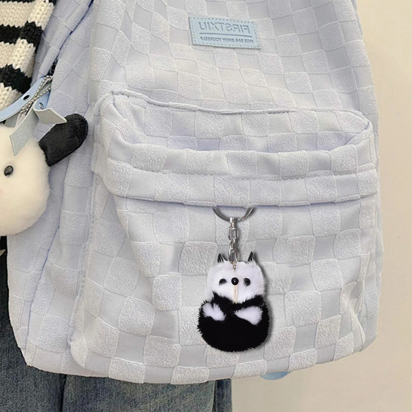 Cute Keychain Doll Keychain Panda Model Shape Bag Pendants Gifts for Bag Key Car Interior Decoration
Cute Keychain Doll Keychain Panda Model Shape Bag Pendants Gifts for Bag Key Car Interior Decoration