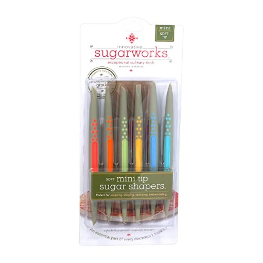 Innovative Sugarworks Sugar Shapers Fondant Cake Decorating Unique Tools for Sugarcraft Gum Paste Modeling Chocolate Pack of 6
Innovative Sugarworks Sugar Shapers Fondant Cake Decorating Unique Tools for Sugarcraft Gum Paste Modeling Chocolate Pack of 6