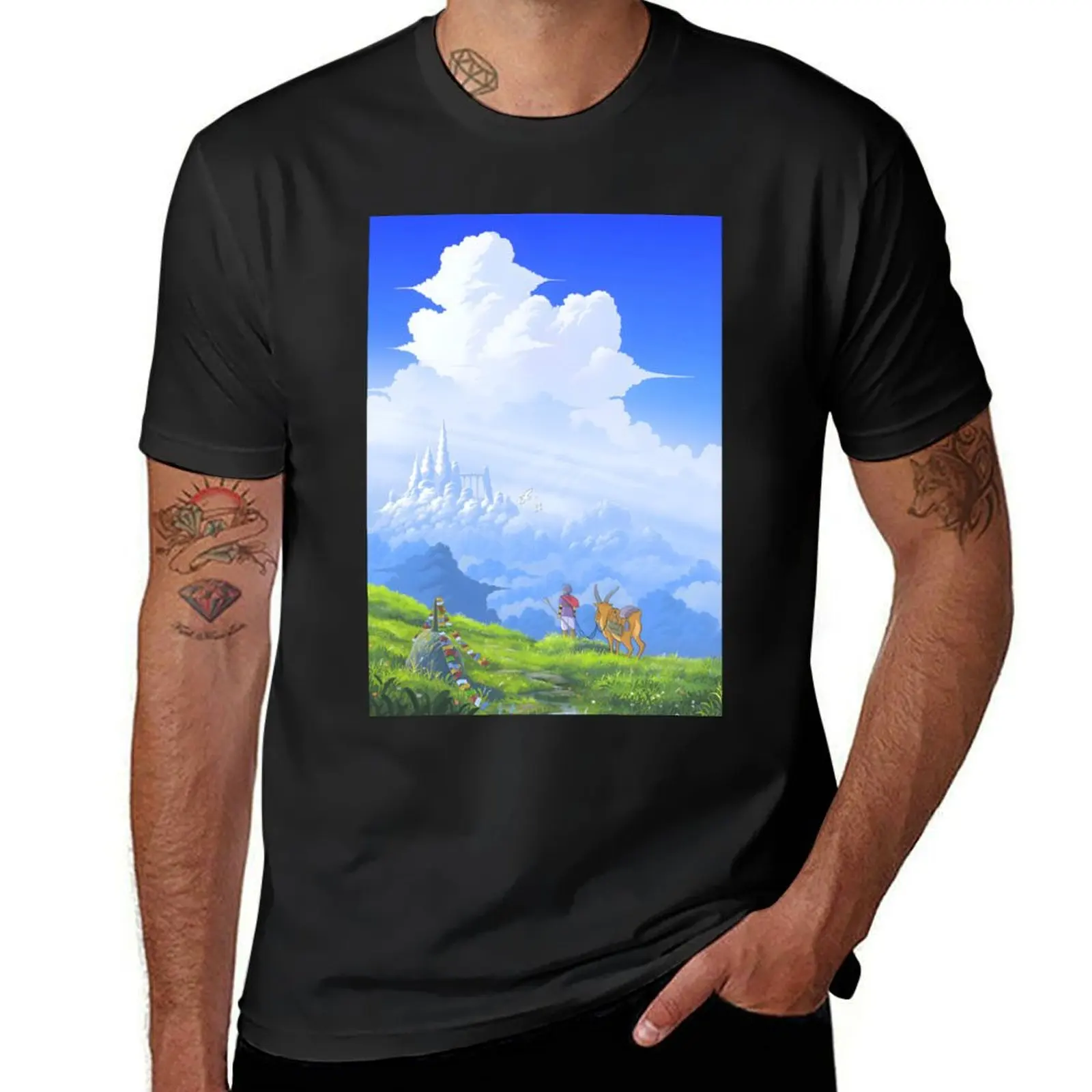 Castle on the Clouds T-Shirt vintage kawaii clothes oversized korean fashion Men's t shirts
Castle on the Clouds T-Shirt vintage kawaii clothes oversized korean fashion Men's t shirts