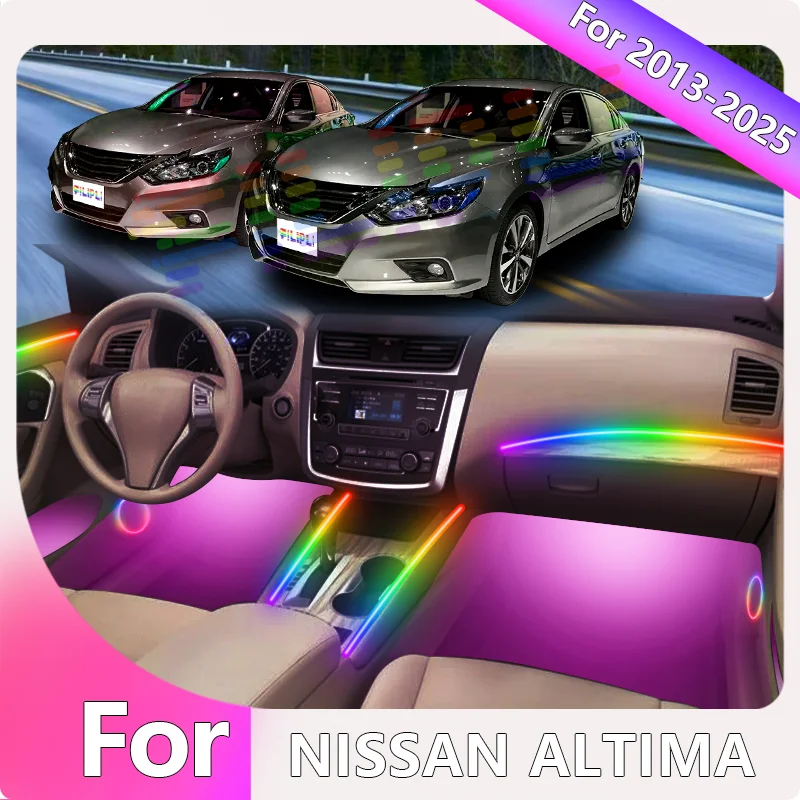 FILIPLI для NISSAN ALTIMA для 2013-2025 Smart 64 RGB автомобильная самоклеящаяся полоса, простая установка, атмосфера автомобильных фонарей
FILIPLI для NISSAN ALTIMA для 2013-2025 Smart 64 RGB автомобильная самоклеящаяся полоса, простая установка, атмосфера автомобильных фонарей
