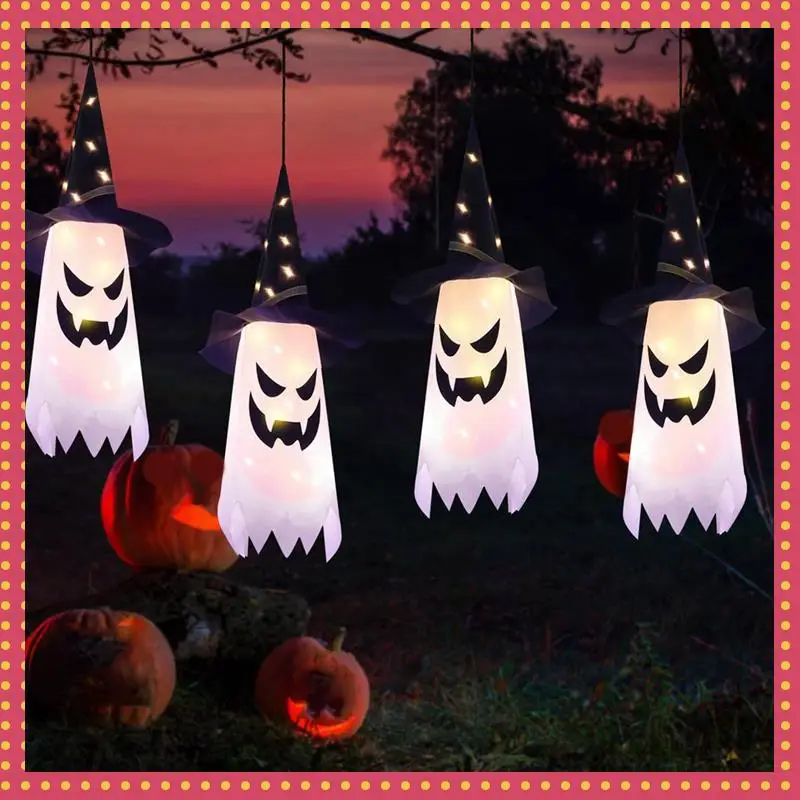 6PCS Halloween Decorations Outdoor Halloween Decor Hanging Outdoor String Lights Glowing Ghost Witch Hat Durable Easy To Use
6PCS Halloween Decorations Outdoor Halloween Decor Hanging Outdoor String Lights Glowing Ghost Witch Hat Durable Easy To Use