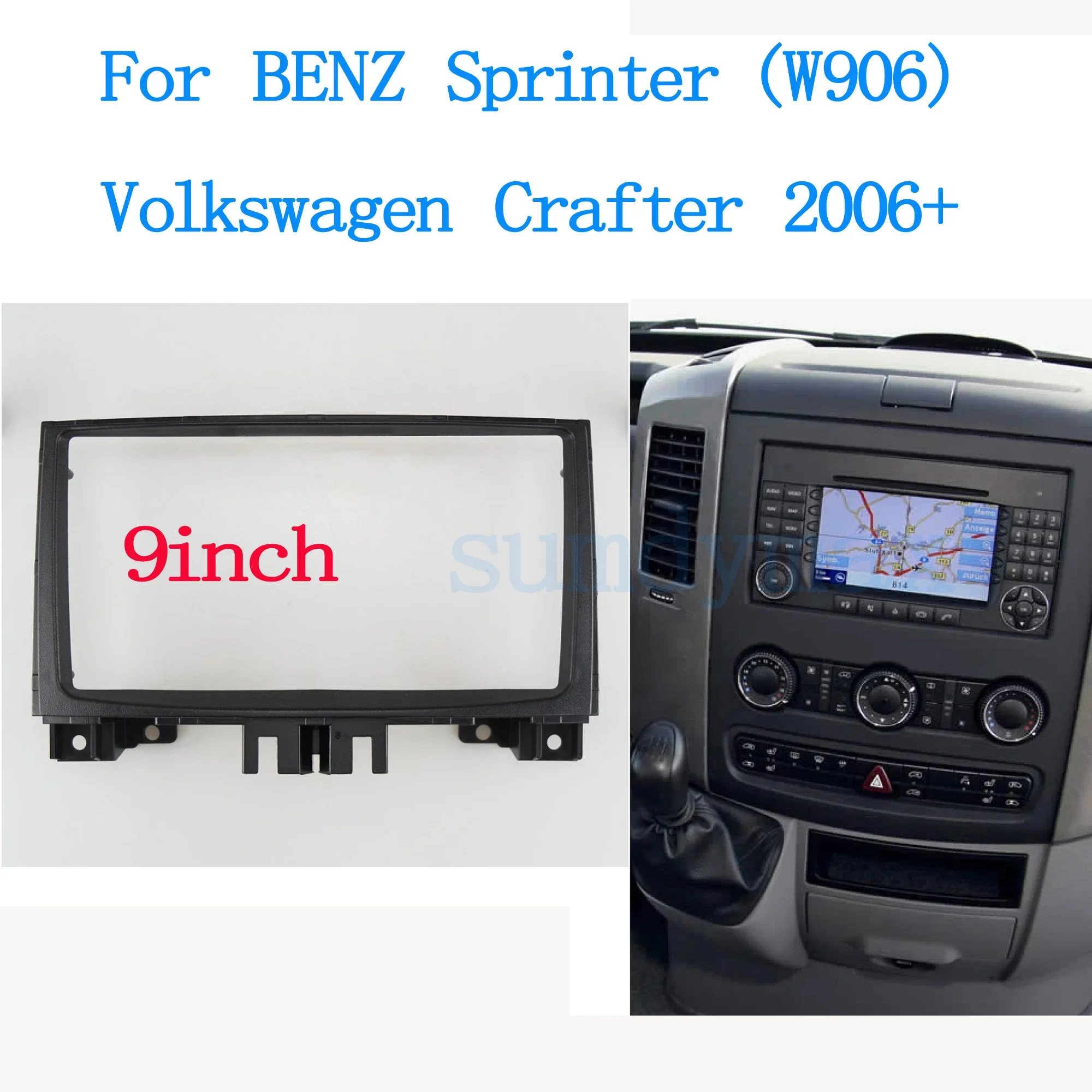 2Din автомобильный радиоприемник для Benz Sprinter Volkswagen VW Crafter 2006-2012, пластинчатый адаптер, монтажная панель, комплект отделки панели
2Din автомобильный радиоприемник для Benz Sprinter Volkswagen VW Crafter 2006-2012, пластинчатый адаптер, монтажная панель, комплект отделки панели