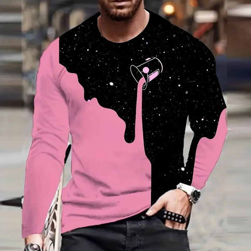 2024 Autumn Men's 3D Printed Design Round Neck Long Sleeved Men's Top Casual, Loose and Comfortable
2024 Autumn Men's 3D Printed Design Round Neck Long Sleeved Men's Top Casual, Loose and Comfortable