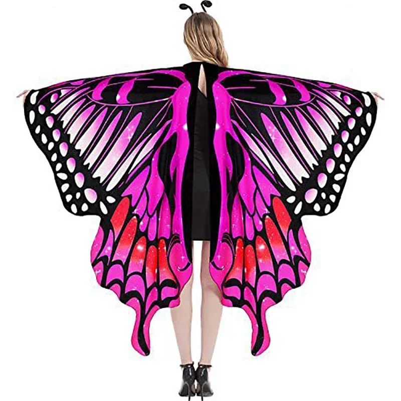 Костюм с крыльями бабочки, платье феи для девочек, вечерние костюмы на Хэллоуин, женская и детская радужная шаль, шарф пикси нимфа, сценическое шоу для танца живота
Костюм с крыльями бабочки, платье феи для девочек, вечерние костюмы на Хэллоуин, женская и детская радужная шаль, шарф пикси нимфа, сценическое шоу для танца живота