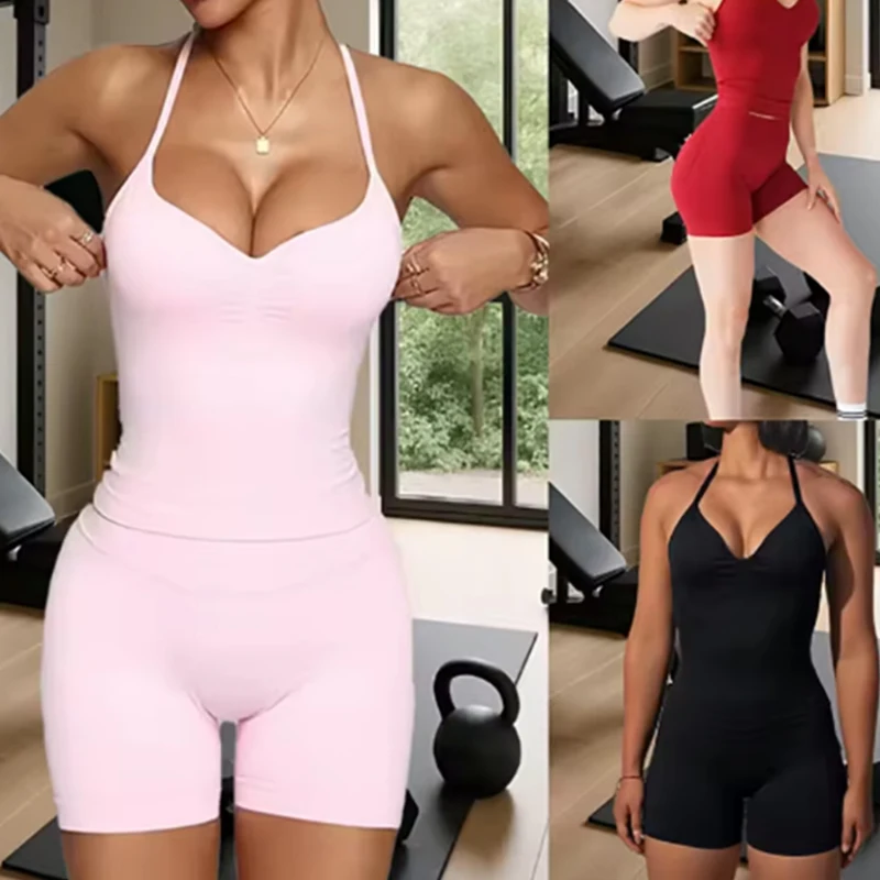 Y-FDF Women 2 Piece Yoga Outfit Seamless Strappy Bra High Waist Butt Lifting Scrunch Shorts Gym Activewear
Y-FDF Women 2 Piece Yoga Outfit Seamless Strappy Bra High Waist Butt Lifting Scrunch Shorts Gym Activewear
