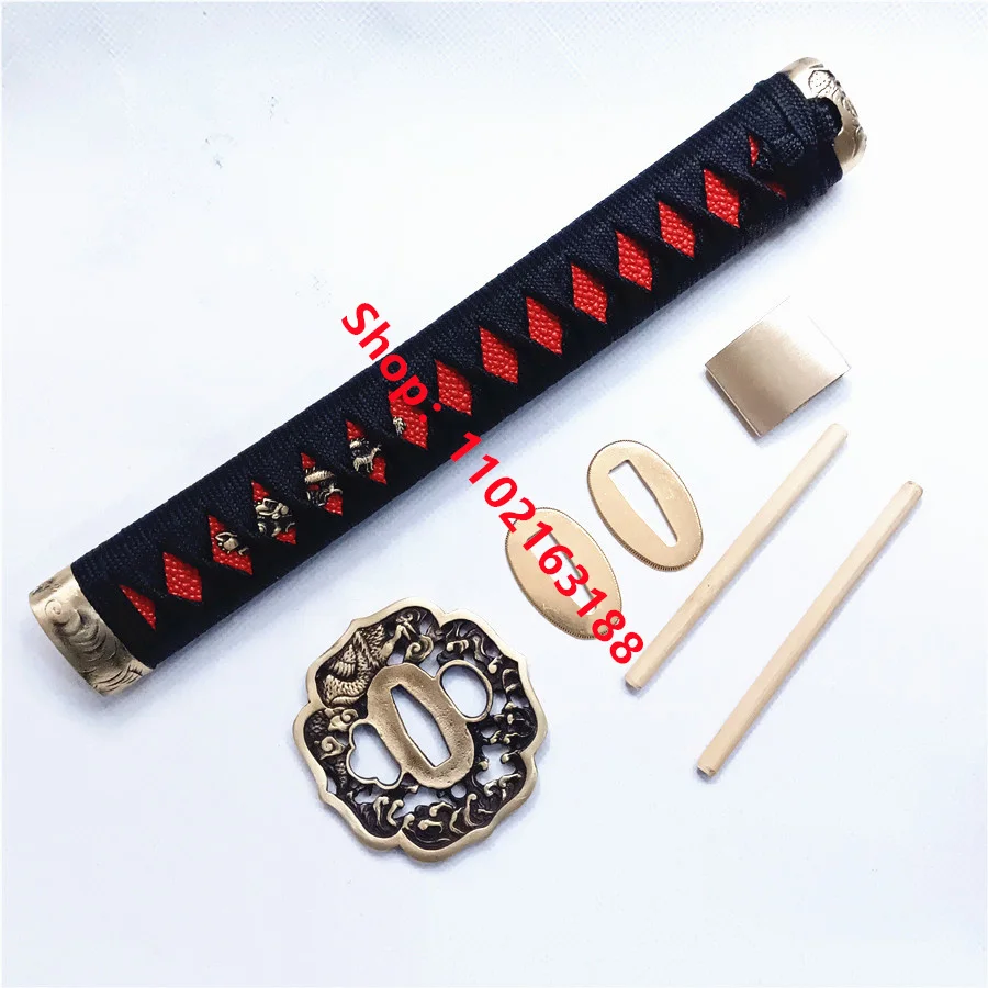 High Quality Parts Handle Tsuka Copper Brass Guard Tsuba Handguard Habaki Seppa For Japanese Samurai Katana Sword Fittings New
High Quality Parts Handle Tsuka Copper Brass Guard Tsuba Handguard Habaki Seppa For Japanese Samurai Katana Sword Fittings New