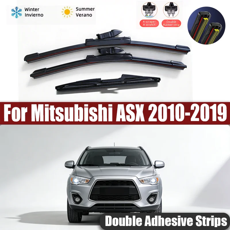 For Mitsubishi ASX 2010-2019 2011 2012 2013 2014 Wiper Front&Rear Wiper Blades Windshield Windscreen Window Brushes 24"+21"+10"
For Mitsubishi ASX 2010-2019 2011 2012 2013 2014 Wiper Front&Rear Wiper Blades Windshield Windscreen Window Brushes 24"+21"+10"